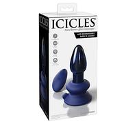 plug anale in vetro e silicone vibrante anal butt dildo con telecomando wireless