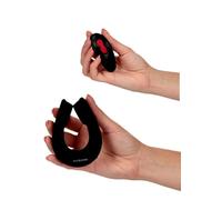 Vibratore in silicone doppio stimolatore vibrante vaginale anale anello fallico