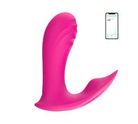 Vibratore Indossabile controllo con App Stimolatore Clitoride e Punto G in Silicone 9 Modalità di Vibrazione Impermeabile Ricaricabile USB Silenzioso Sex Toy per Coppie o Solitario