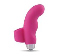 Vibratore indossabile da dito fallo mini dildo vaginale anale stimolatore clitor