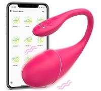 Vibratore indossabile femminile, giocattoli sessuali per adulti a telecomando APP, telecomando a lunga distanza G Spot Stimulator Panty Sex Toys Dildo