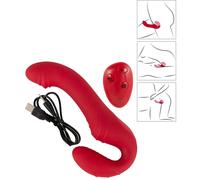 You2Toys Remote Controlled Strapless Strap-On 3 Motors Red