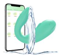 Vibratore Indossabile Tramite App, Doppio Stimolatore Clitorideo Vibrante Con 9 Modalità, Vibratore Con Controllo a Lunga Distanza, Giocattoli Sessuali Per Adulti Per Donne e Coppie