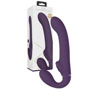 Vibratore indossabile vaginale anale doppio strap on donna sex toy vibrante