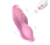 Vibratore indossabile, Vibratore a telecomando con lunga distanza, Massaggiatore clitorale discreto per mutanze, Vibratori a farfalla G Spot con 9 vibrazioni, Ricarica impermeabile USB, Giocattoli