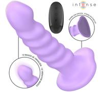 Vibratore Intenso Brenda Size M con Design Spirale e Telecomando Viola con ventosa, Taglia 16.5 cm x 3.5 cm, Colore Viola