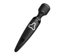 Vibratore Magic Wand Pretty Love Body Wand 25 cm in Silicone con Testa Flessibile da 4,5 cm, Vibrazioni a Intensità Regolabile, Comandi Touch, Impugnatura Ergonomica e Ricarica USB, Nero e Fucsia