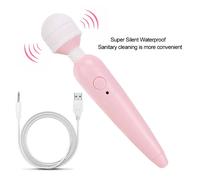 Vibratore Massaggiatore Magic Wand White Pastel dildo Clitoride Ricaricabile