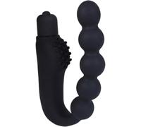 Vibratore, massaggiatore, plug anale, giocattolo massaggiante (nero)