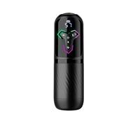 Vibratore massaggiatore telescopico maschile, set da uomo 4 in 1(Black)