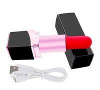 vibratore Mini rossetto vibratore a 10 velocità ricarica USB vibratore proiettile capezzolo vibratore clitoride prodotto erotico giocattolo sessuale Per donna