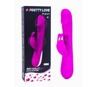 PRETTY LOVE FLIRTATION - VIBRADOR CON ESTIMULADOR CLITORIS ROBERT