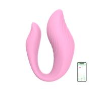 Vibratore Multifunzione Indossabile in Silicone Doppia Stimolazione con App USB
