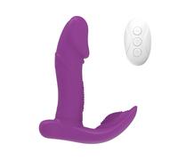 Vibratore Multifunzione Punto G Clitoride con Telecomando a Doppia Stimolazione con 7 Vibrazioni e 3 Oscillazioni in Silicone Morbido Ricaricabile Impermeabile Stimolatore Clitorideo