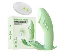 vibratore Mutandine vibratori con vibratore telecomandato impermeabile Per Giocattolo del sesso per masturbazione con plug anale clitorideo per donne (colore - verde)