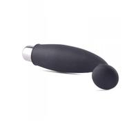 Vibratore nero in silicone stimolatore vaginale dildo fallo vibrante mini finger