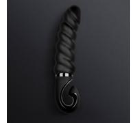 VIBRATORE NERO RICARICABILE VIBRANTE MORBIDO PER PUNTO G VAGINALE PER DONNA
