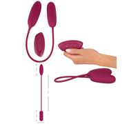 Vibratore ovetto piccolo in silicone vaginale anale con telecomando ricaricabile