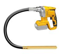 Vibratore per Calcestruzzo 600W per Dewalt 20V (senza Batteria) | Vibratore Cemento Brushless, Asta Flessibile 1,2 m, per Rimuovere Bolle d'Aria dal Calcestruzzo