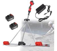 Vibratore per calcestruzzo Kit vibrante per massetto in calcestruzzo, kit vibrante per massetto in calcestruzzo, utensile per finitura del calcestruzzo, alimentatore a batteria, righello per