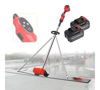 Vibratore per calcestruzzo Kit vibrante per massetto in calcestruzzo, massetto elettrico per la lavorazione del calcestruzzo, livellatore elettrico senza fili per superfici in cemento da 1,5