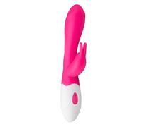 Vibratore per coniglio Ascella Vibe - Vibratori per clitoride e punto G - 100% silicone morbido medico - Collezione Easytoys Vibe - Massaggiatore Multifunzione: vibrazione a 10 frequenze
