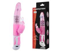 VIBRATORE PER DONNA MASSAGGIATORE VIBRANTE CLITORIDEO VAGINALE CON ROTAZIONE