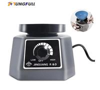 Vibratore per gesso dentale 4 "tondo Shaker Piastra vibrante per gesso 110 V / 200 V Vibratore da laboratorio Attrezzatura dentale Tavolo vibrante per macchina