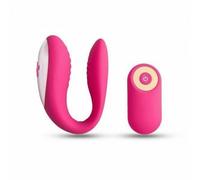 Vibratore per la coppia in silicone stimolatore vibrante vaginale anal clitoride