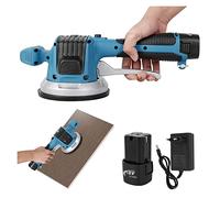 Vibratore per Piastrelle, Piastrellatrice for piastrelle Piastrelle for pavimenti da parete Posa di piastrelle Vibrante Strumento 12000r / min 6 Marce Livellatrice automatica for piastrelle regolabili