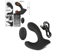 Vibratore per prostata in silicone realistico dildo vibrante anale fallo liscio