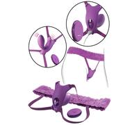 Vibratore per punto G in silicone doppio stimolatore vibrante vaginale clitoride