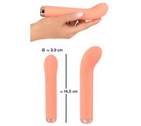 Vibratore per punto G in silicone realistico mini dildo vibrante liscio vaginale