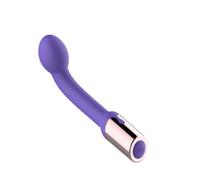 Vibratore per puntoG stimolatore vaginale dildo fallo in silicone vibrante viola