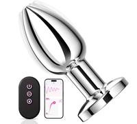 Vibratore per Uomo Sex Toys Plug Anale da Uomo 10 Modalità, Vibratoreper Donna con Telecomando Dildo Anale Toys Per Donna, Vibratori Anali Sex Toy, Vibrator Stimolatore Prostata