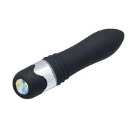 Vibratore piccolo fallo vibrante vaginale anale dildo liscio morbido clitoride
