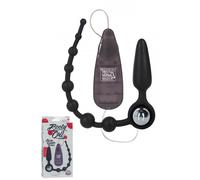 Vibratore piccolo in silicone dildo anale a sfere dilatatore vibrante vaginale