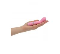 Vibratore piccolo per puno G fallo vibrante in silicone dildo liscio vaginale