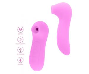 Vibratore piccolo succhia clitoride in silicone morbido stimola vagina vibrante