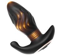 Vibratore Plug Anale Sex Toy Unisex, Vibratoreper Uomo Plug Analesex con Telecomando, Giocattoli Sessuali Anali Maschili con 10 Modalità di Spinta e Vibrazione Massaggiatore Prostatico