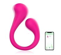 Vibratore Portatile a 9 Modalità, vibratore in Silicone con Sincronizzazione Musicale Partner & App Control,per Donna Stimolatore Capezzolo&Punto G Giocattoli Sessuali