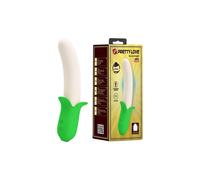 Vibratore Pretty Love Banana Knight, bianco/verde