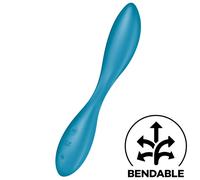 Vibratore punto g multifunzionale Satisfyer flex 1 blu