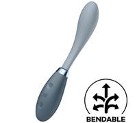 Vibratore punto g multifunzionale Satisfyer flex 3 grigio