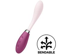 Vibratore punto g multifunzionale Satisfyer flex 3 rosso
