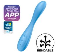 Vibratore punto g multifunzionale Satisfyer flex 4 blu