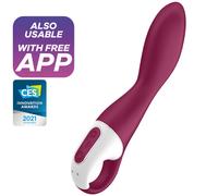 Vibratore punto g Satisfyer Heated Thrill bordeaux