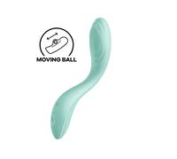 Vibratore punto G Satisfyer Rrrrolling Pleasure verde con sfera, Poids 0.388 Kg, Colore Verde