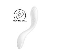 Vibratore punto G Satisfyer Rrrrolling Pleasure verde con sfera, Poids 0.39 Kg, Colore Bianco