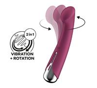 SATISFYER - SPINNING G-SPORT 1 VIBRADOR ROTADOR ROJO - ROSSO
